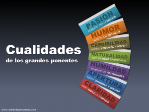 Cualidades de un buen ponente