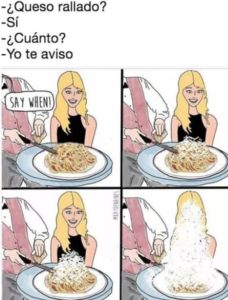 Nunca es demasiado queso...