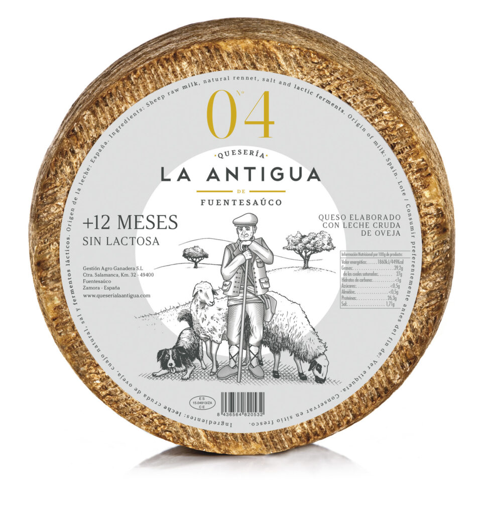 Queso añejo sin lactosa